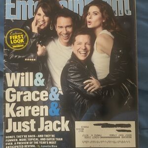 Will And Grace TV Show Rare Vintage Magazine